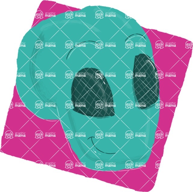 Cartoon Animal PNG Clipart - Fun Alien Watercolor Avatar